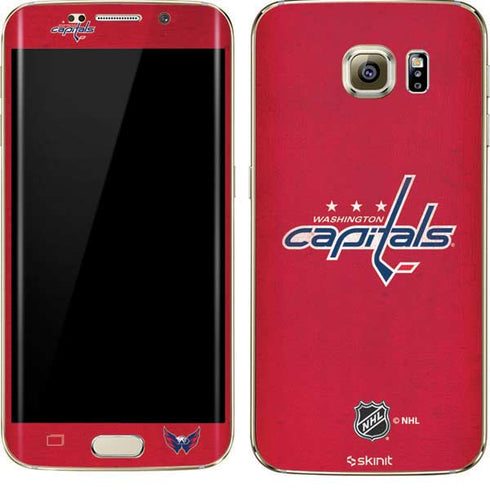 NHL Washington Capitals Distressed Galaxy S7 Edge Skin