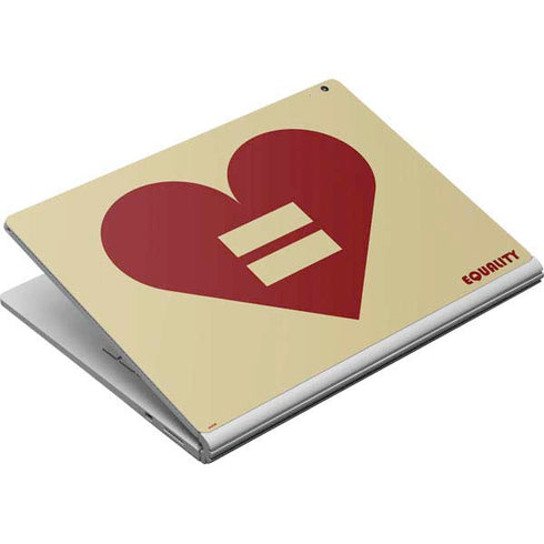 Equality Heart Surface Book Skin