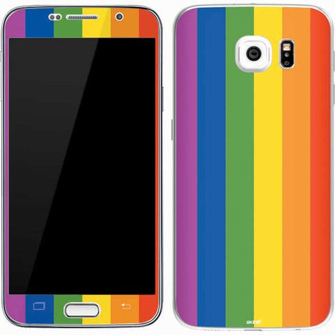 Vertical Rainbow Flag Galaxy S7 Skin