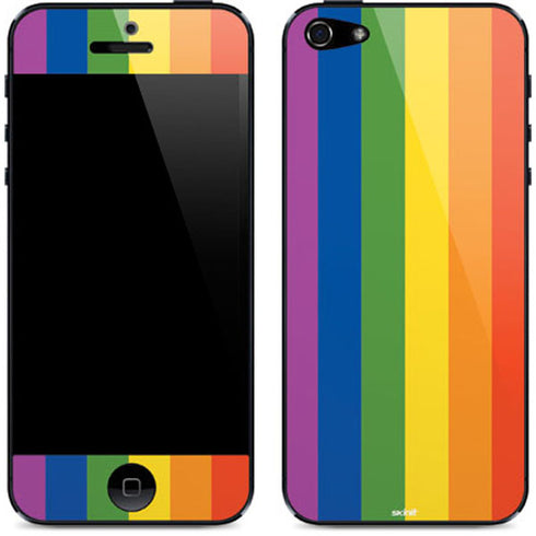Vertical Rainbow Flag iPhone 5/5s/5SE Skin