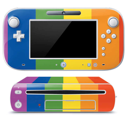 Vertical Rainbow Flag Wii U (Console + 1 Controller) Skin