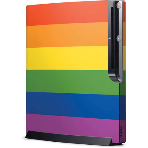 Vertical Rainbow Flag Playstation 3 & PS3 Slim Skin
