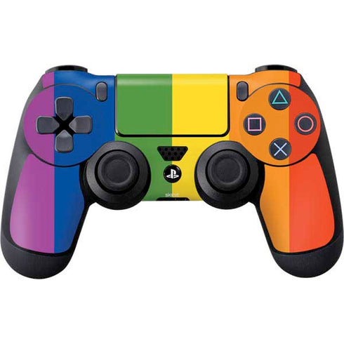 Vertical Rainbow Flag PS4 Controller Skin