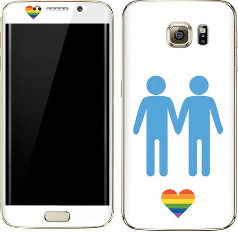 Blue Pride Galaxy S7 Edge Skin