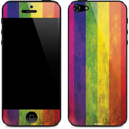 Distressed Rainbow Flag iPhone 5/5s/5SE Skin