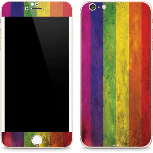Distressed Rainbow Flag iPhone 6/6s Plus Skin