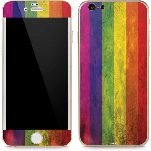 Distressed Rainbow Flag iPhone 6/6s Skin