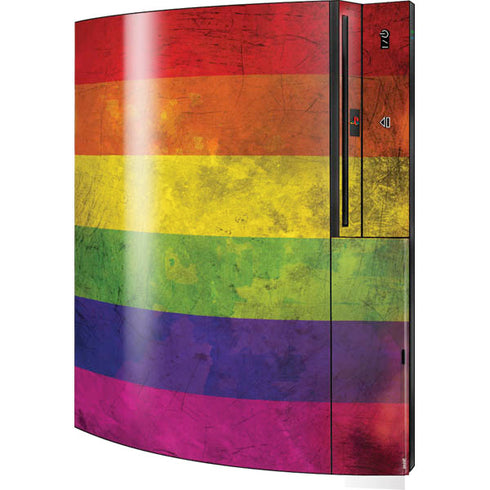 Distressed Rainbow Flag Playstation 3 & PS3 Skin