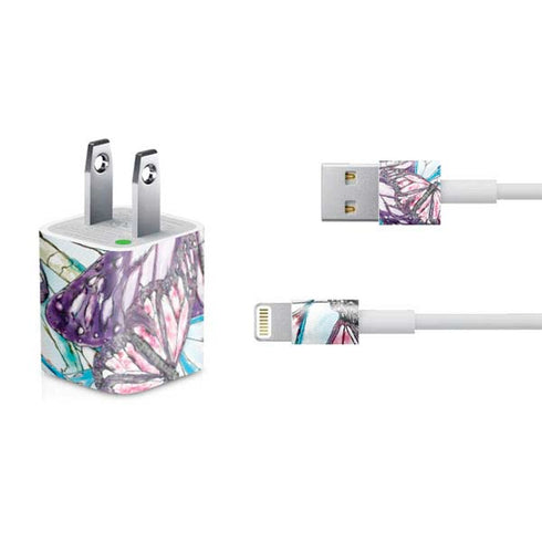 California Monarch Collage iPhone Charger (5W USB) Skin