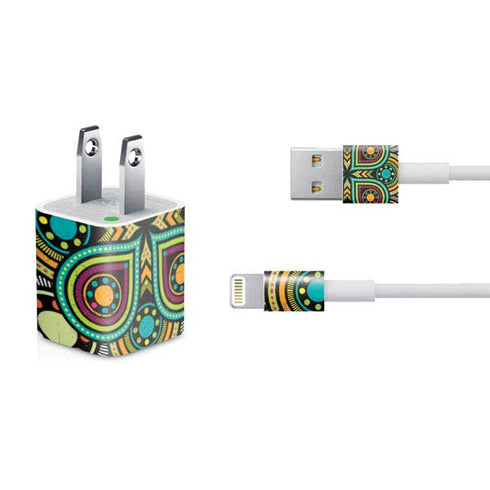 Look Deeper Colored iPhone Charger (5W USB) Skin