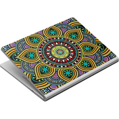 Sacred Wheel Colored Surface Book Skin