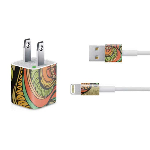 Malestrom 70s Inspired iPhone Charger (5W USB) Skin