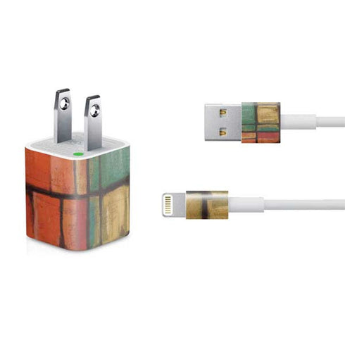 Stained Glass iPhone Charger (5W USB) Skin