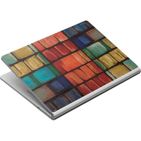 Stained Glass Surface Book Skin