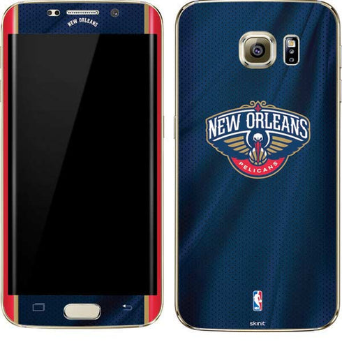 NBA New Orleans Pelicans Jersey Galaxy S7 Edge Skin