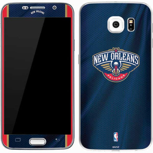 NBA New Orleans Pelicans Jersey Galaxy S7 Skin