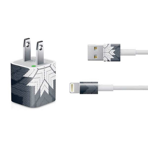 NYC Symmetric Flower iPhone Charger (5W USB) Skin