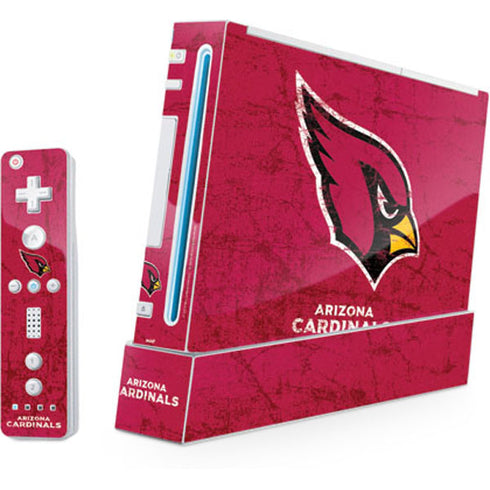NFL Arizona Cardinals Distressed Wii (Includes 1 Controller) Skin