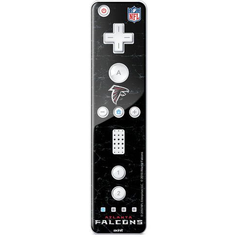 NFL Atlanta Falcons Distressed Wii Remote Controller Skin