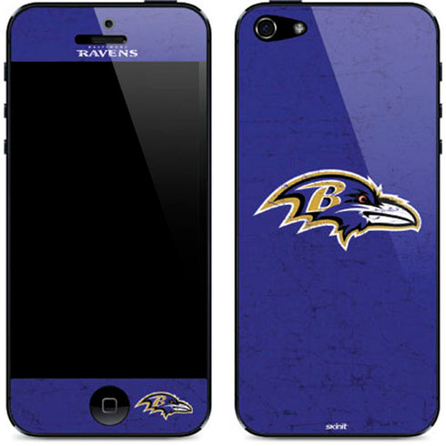 NFL Baltimore Ravens Distressed iPhone 5/5s/5SE Skin