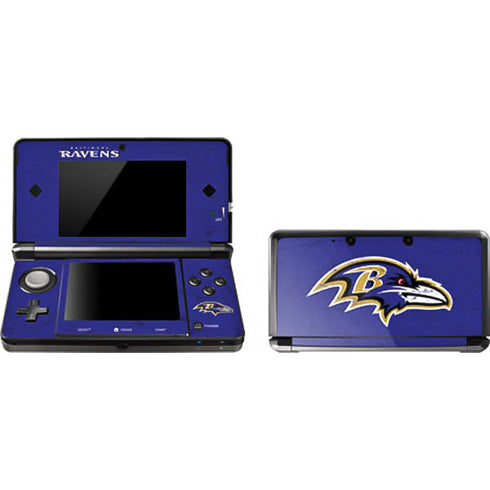NFL Baltimore Ravens Distressed 3DS (2011) Skin