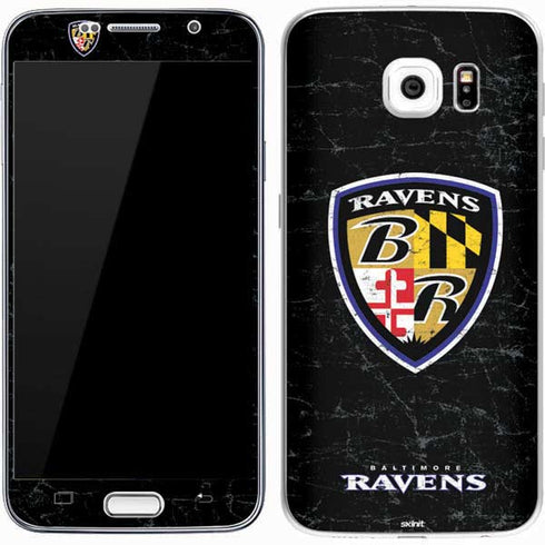 NFL Baltimore Ravens - Alternate Distressed Galaxy S7 Skin