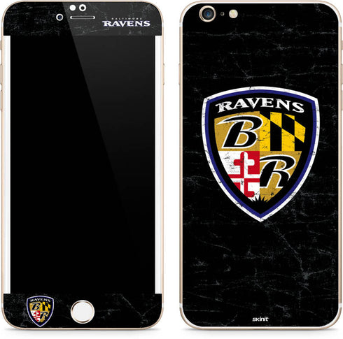 NFL Baltimore Ravens - Alternate Distressed iPhone 6/6s Plus Skin