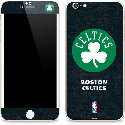 NBA Boston Celtics Black Secondary Logo iPhone 6/6s Plus Skin