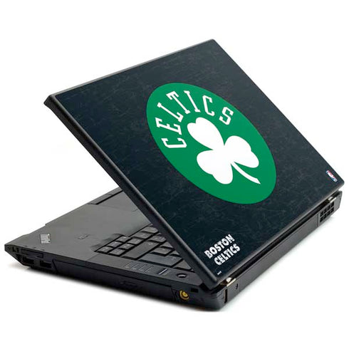 NBA Boston Celtics Black Secondary Logo Lenovo T420 Skin
