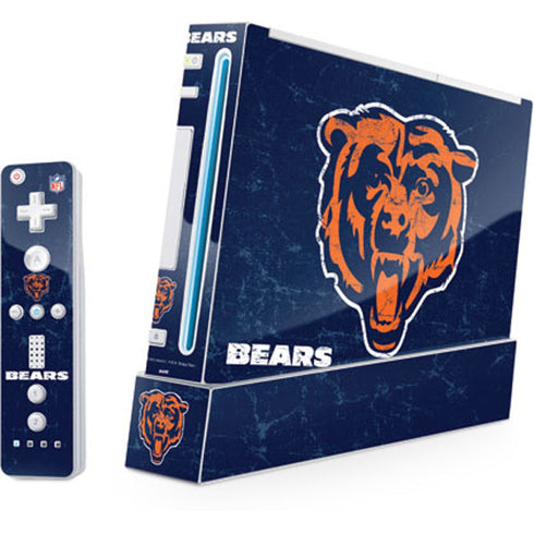 NFL Chicago Bears - Alternate Distressed Wii (Includes 1 Controller) Skin
