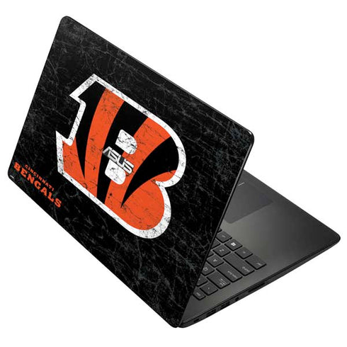 NFL Cincinnati Bengals - Distressed Asus X502CA 15.6 Skin