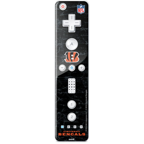 NFL Cincinnati Bengals - Distressed Wii Remote Controller Skin