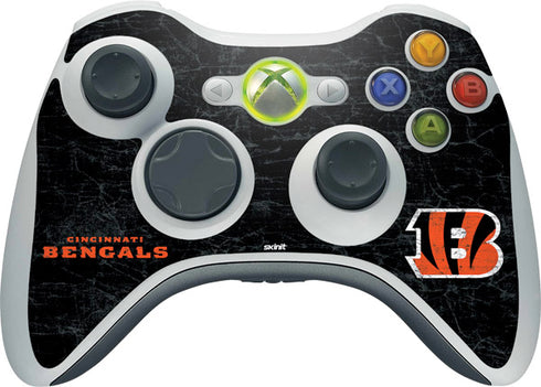 NFL Cincinnati Bengals - Distressed Xbox 360 Wireless Controller Skin