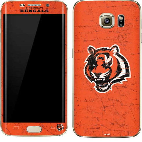 NFL Cincinnati Bengals - Alternate Distressed Galaxy S7 Edge Skin