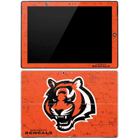 NFL Cincinnati Bengals - Alternate Distressed Surface Pro 3 Skin
