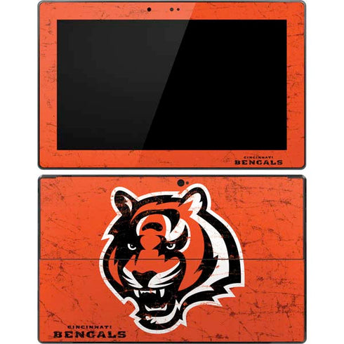 NFL Cincinnati Bengals - Alternate Distressed Surface Pro Tablet Skin