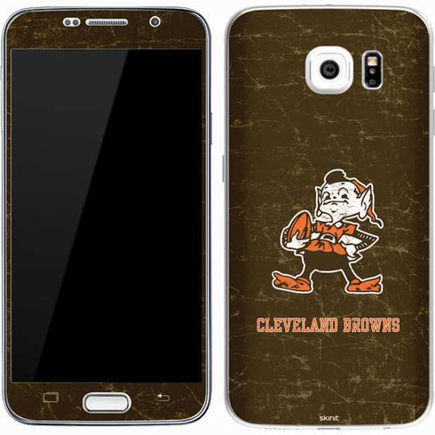 NFL Cleveland Browns Alternate Distressed Galaxy S7 Skin