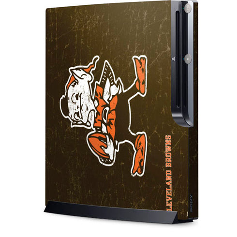 NFL Cleveland Browns Alternate Distressed Playstation 3 & PS3 Slim Skin