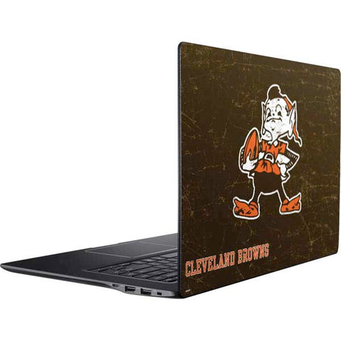 NFL Cleveland Browns Alternate Distressed Ativ Book 9 (15.6in 2014) Skin