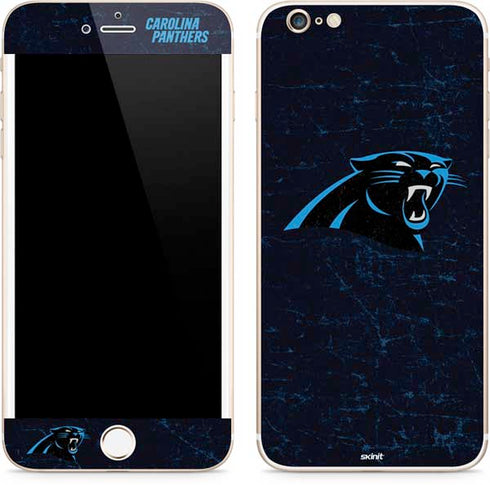 NFL Carolina Panthers Distressed iPhone 6/6s Plus Skin