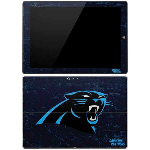 NFL Carolina Panthers Distressed Surface Pro 3 Skin