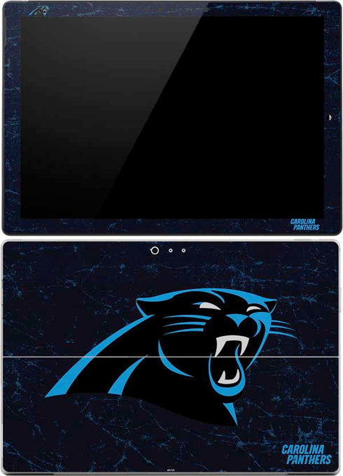 NFL Carolina Panthers Distressed Surface Pro 4 Skin
