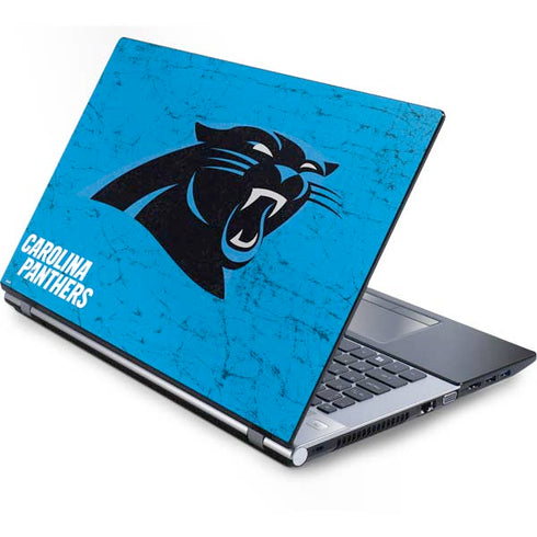 NFL Carolina Panthers Distressed Alternate Generic Laptop Skin