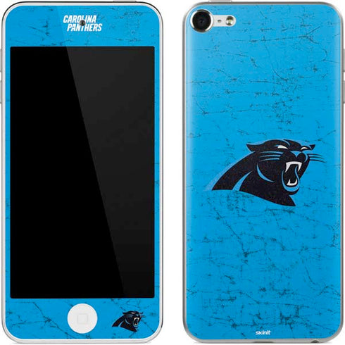 NFL Carolina Panthers Distressed Alternate Apple iPod Skin