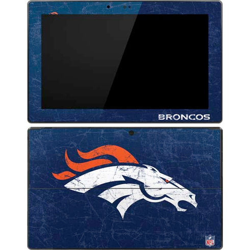 NFL Denver Broncos - Distressed Surface Pro Tablet Skin