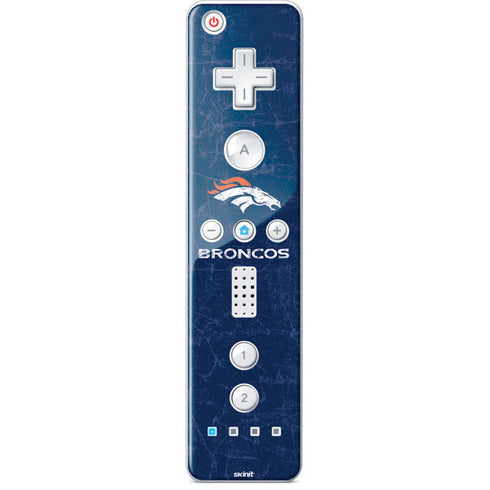 NFL Denver Broncos - Distressed Wii Remote Controller Skin