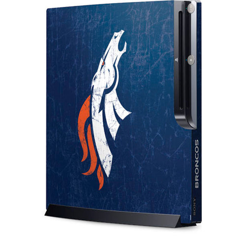 NFL Denver Broncos - Distressed Playstation 3 & PS3 Slim Skin