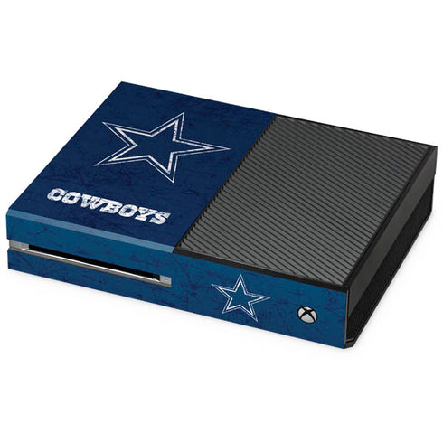 NFL Dallas Cowboys Distressed Xbox One Console Skin