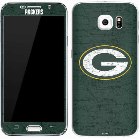NFL Green Bay Packers Distressed Galaxy S7 Skin
