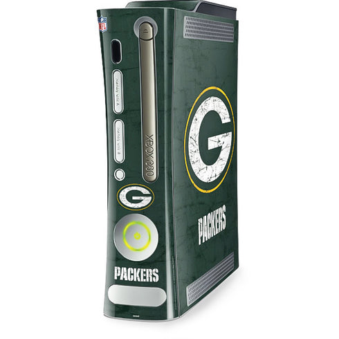 NFL Green Bay Packers Distressed Xbox 360 (Includes HDD) Skin